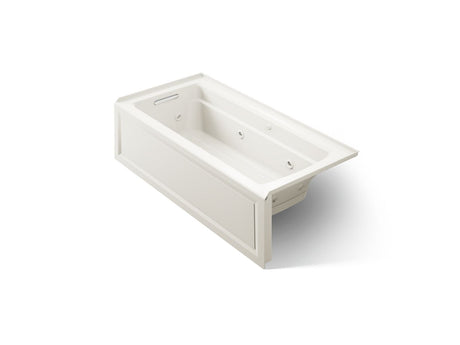 Archer® 66" x 32" alcove Heated BubbleMassage™ air bath and whirlpool, left drain