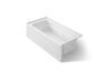 Archer® 66" x 32" alcove Heated BubbleMassage™ air bath and whirlpool, right drain