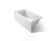 Underscore® 60" x 30" alcove bath, left drain