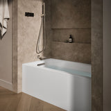 Underscore® 60" x 32" alcove bath, left drain