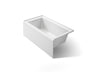 Underscore® 60" x 32" alcove bath, left drain