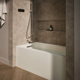Underscore® 60" x 32" alcove bath, left drain