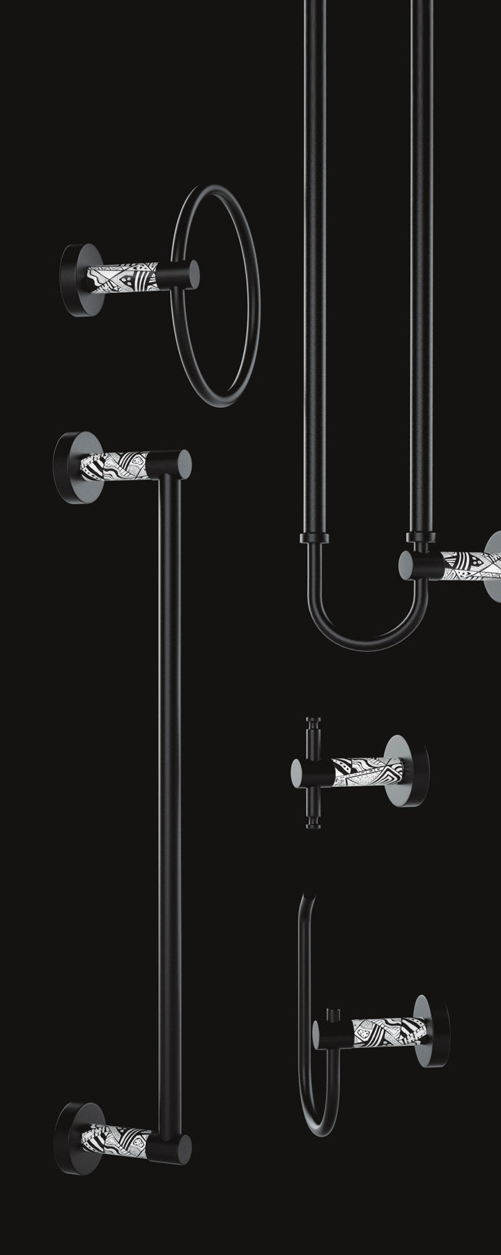 Rubinet Nouveau 18'' Dual Towel Bar (7QNV0)