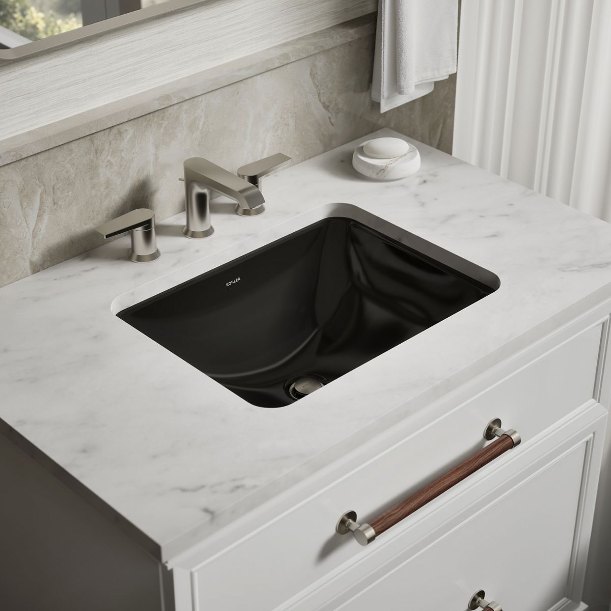 Caxton® 20-1/2" rectangular undermount bathroom sink
