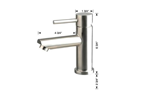 Bathroom Vanity Faucet In Stainless Steel Finishing - Bosco #200001