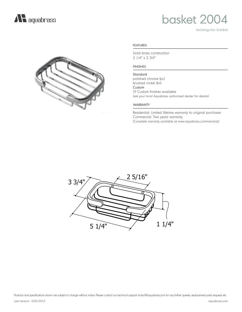 Rectangular basket