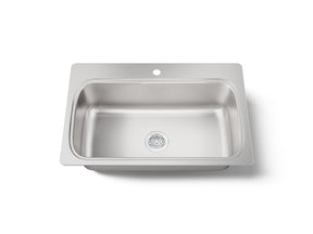Verse™ 33" top-mount single-bowl kitchen sink