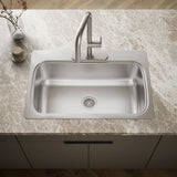 Verse™ 33" top-mount single-bowl kitchen sink