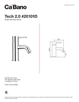 Single hole basin faucet