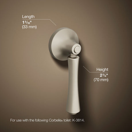 Corbelle® Left-hand trip lever