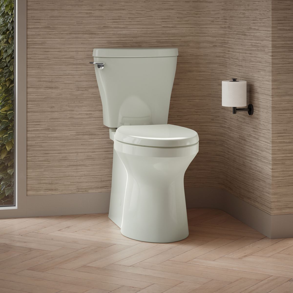Betello® Elongated toilet bowl with skirted trapway