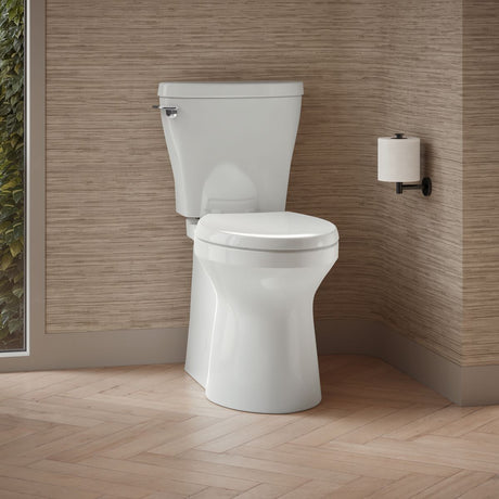 Betello® Two-piece elongated toilet with skirted trapway, 1.28 gpf