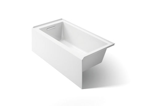 Underscore® 60" x 30" alcove bath with integral apron, integral flange, and left-hand drain