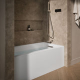 Underscore® 60" x 32" alcove bath, right drain