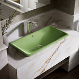 Iron Plains® 30" rectangular drop-in / undermount / vessel bathroom sink