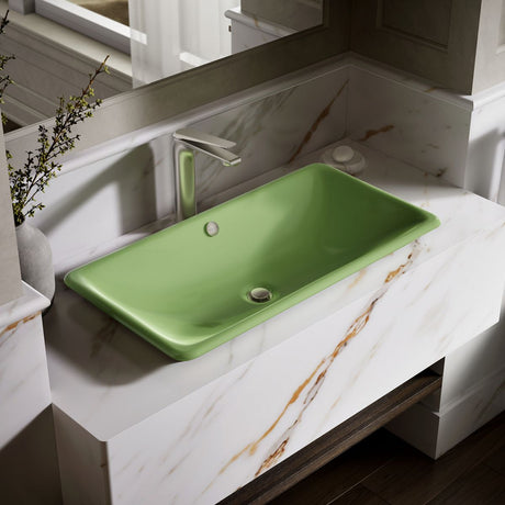 Iron Plains® 30" rectangular drop-in / undermount / vessel bathroom sink