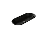 Iron Plains® 33" oval drop-in/undermount bathroom sink