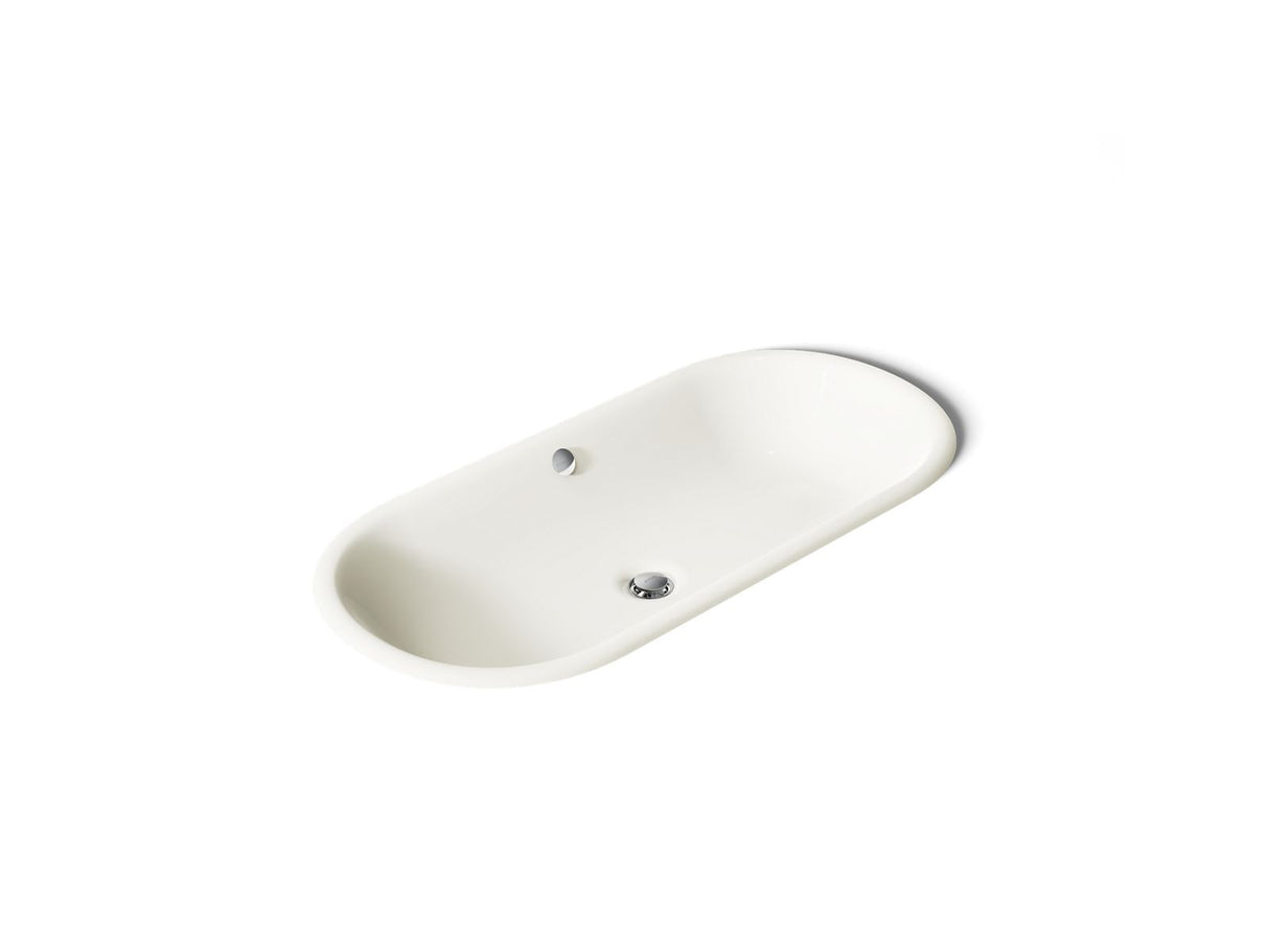 Iron Plains® 33" oval drop-in/undermount bathroom sink