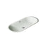 Iron Plains® 33" oval drop-in/undermount bathroom sink