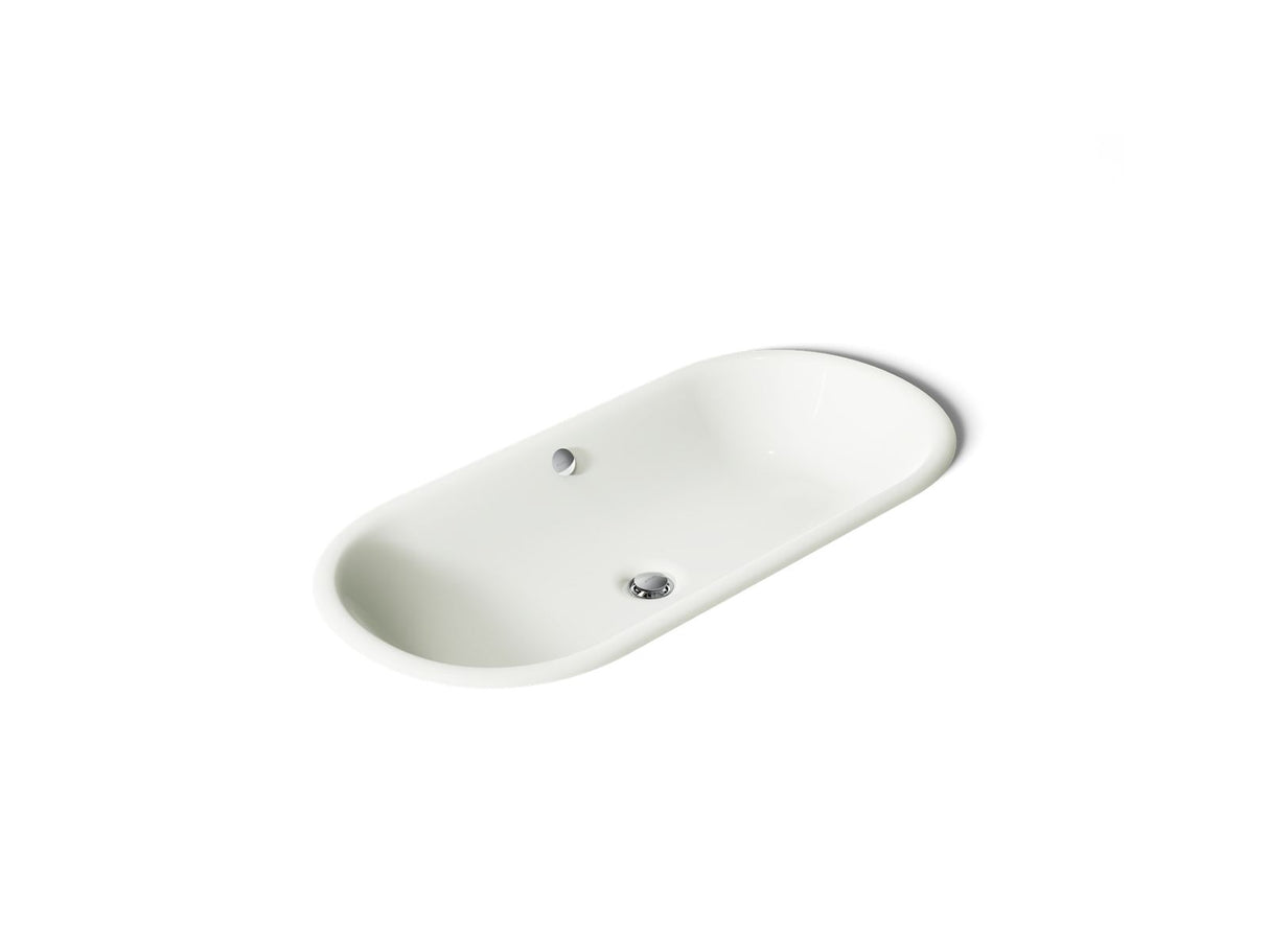 Iron Plains® 33" oval drop-in/undermount bathroom sink