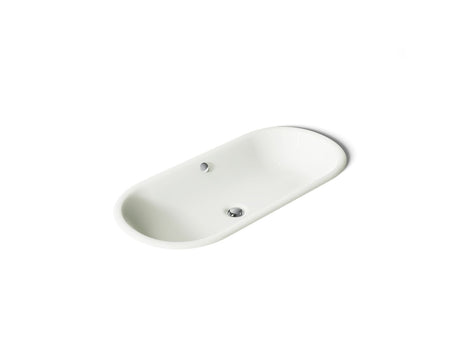 Iron Plains® 33" oval drop-in/undermount bathroom sink