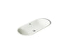 Iron Plains® 33" oval drop-in/undermount bathroom sink