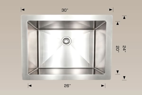 Utility Sinks 30" X 24" X 15" 202232