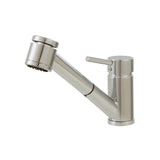 Pull-out dual steam mode kitchen faucet