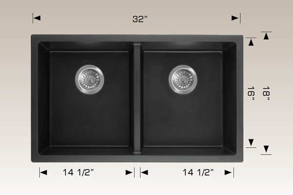 Granite Sinks 32" X 18" X 9 1/2" 205055m