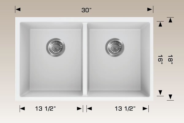 Granite Sinks 30" X 18" X 9" 205358m