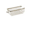 Aquabrass Rectangular Bathroom Basket With Razor Handle - image 2