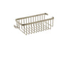 Aquabrass Rectangular Bathroom Basket With Razor Handle - image 2