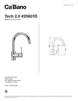Single hole basin faucet