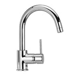 Single hole basin faucet