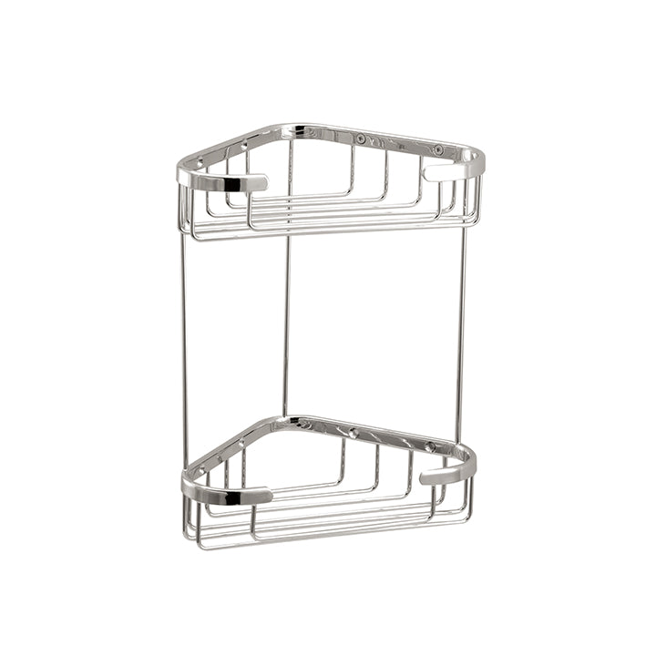 Two tier triangular basket