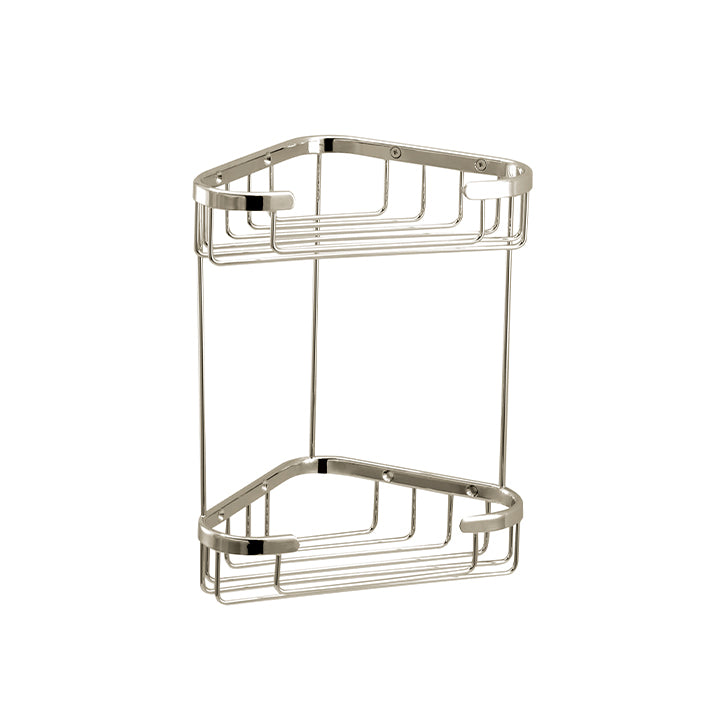 Two tier triangular basket