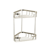 Two tier triangular basket