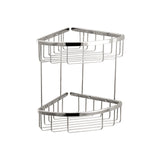 Two tier triangular basket
