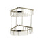 Aquabrass 11 1/2" Two-Tier Triangular Bathroom Basket - image 2