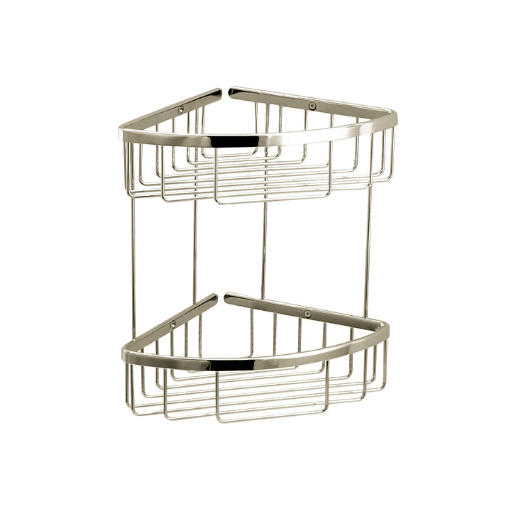 Two tier triangular basket