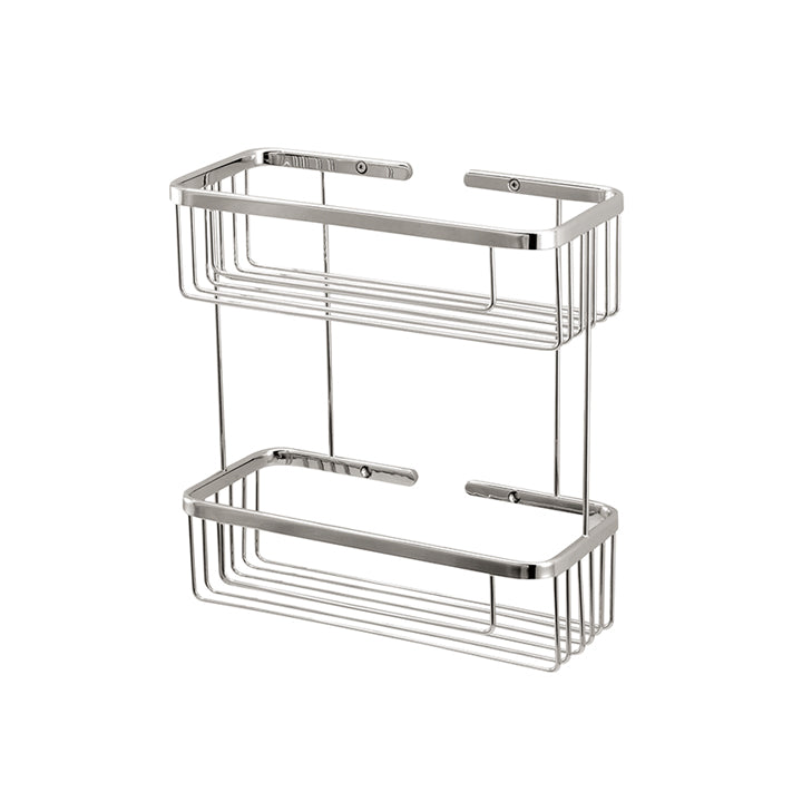 Two tier rectangular basket