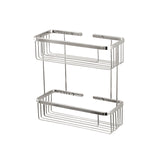 Two tier rectangular basket
