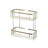 Two tier rectangular basket
