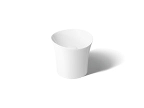 Veil™ 16" round vessel bathroom sink or pedestal sink basin, no overflow