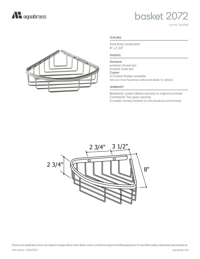 Corner basket