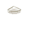 Aquabrass 8" Solid Brass Corner Bathroom Basket - image 2
