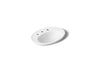 Serif® 22-1/4" oval drop-in bathroom sink