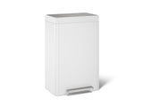 13-gallon stainless steel step trash can