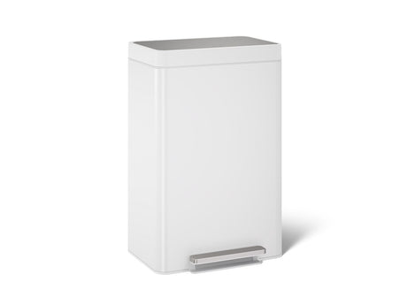 13-gallon stainless steel step trash can