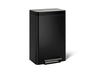 Dual-compartment step trash can